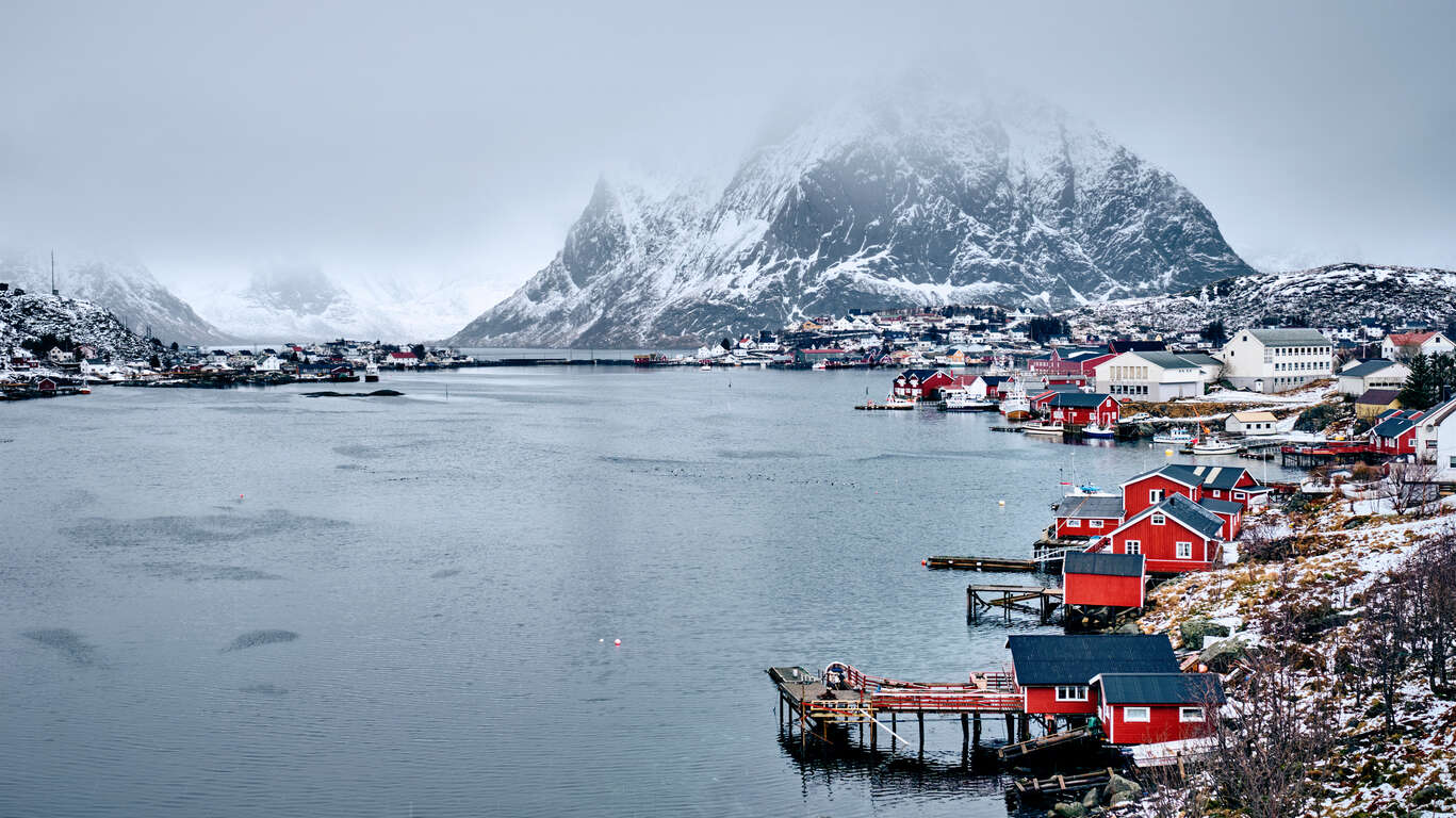 Les îles Lofoten en hiver