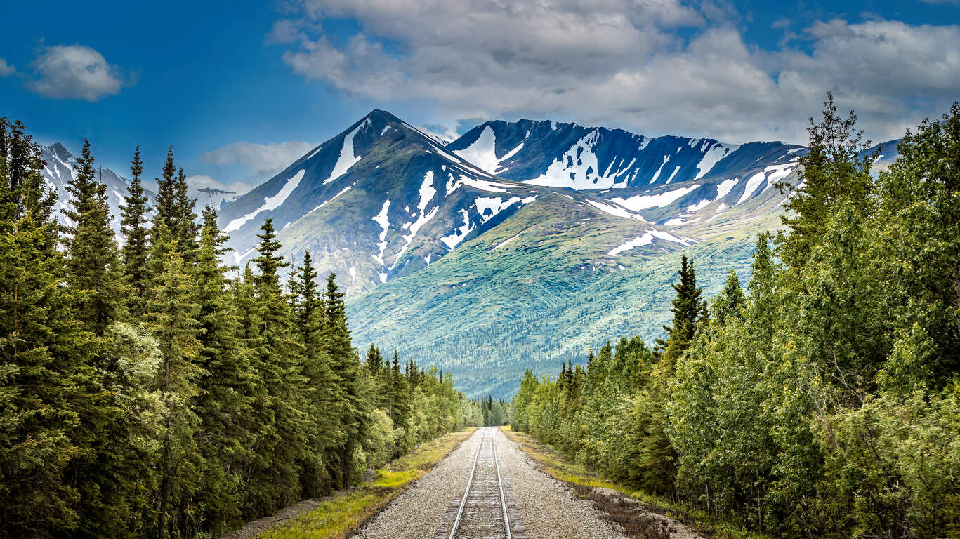 Découverte de l’Alaska en train