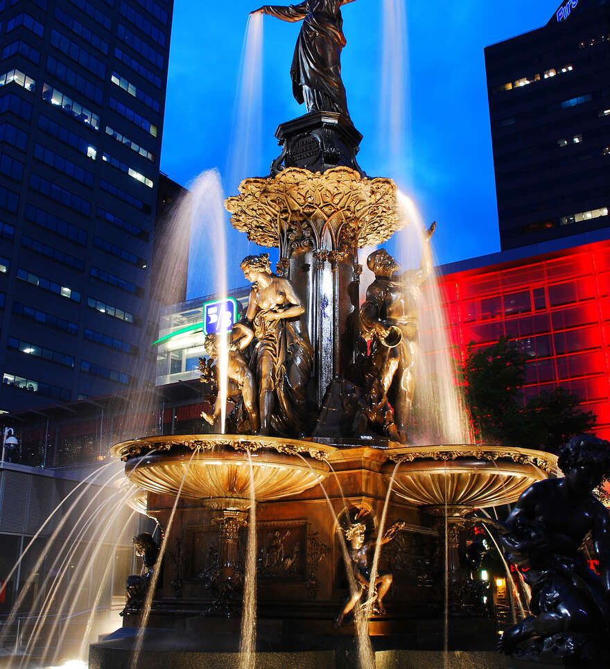 Fountain Square – Le cœur de la ville