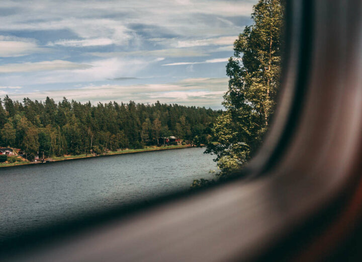 Voyage en train du Danemark à la Suède