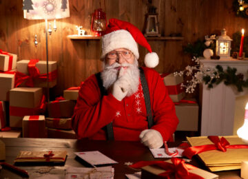 Dans la cachette secrète du Père-Noël