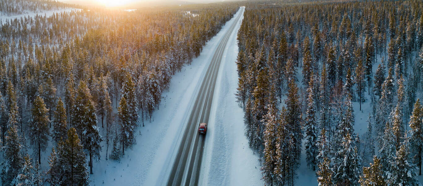 Road trip hivernal en Laponie