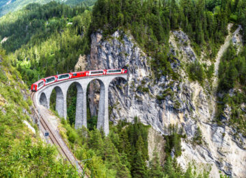 Voyage de luxe à bord du Glacier Express