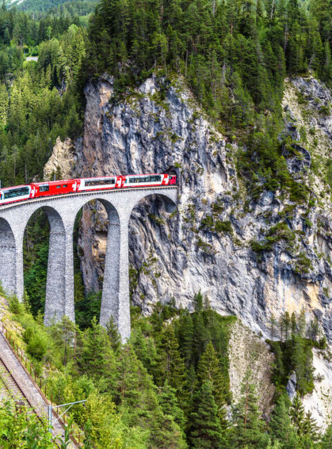 Voyage de luxe à bord du Glacier Express