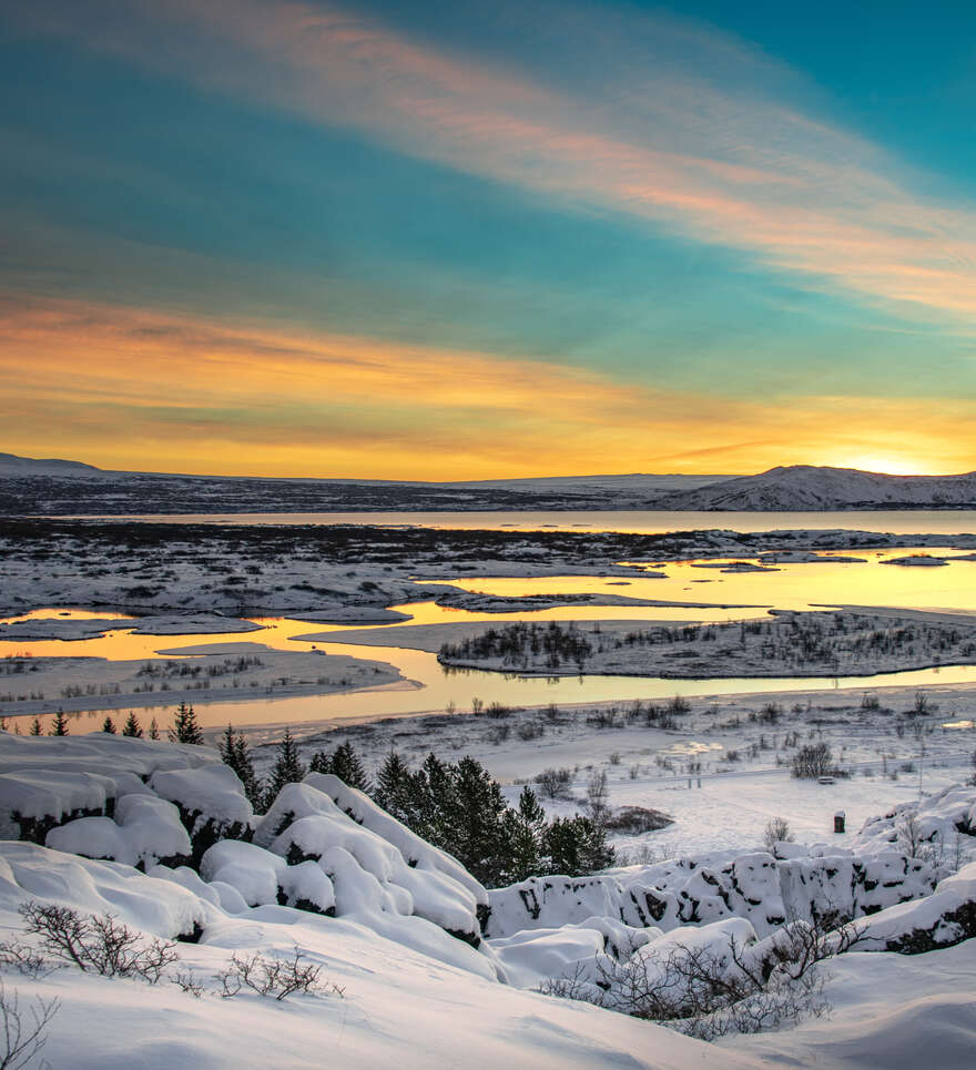 Thingvellir en fonction des saisons