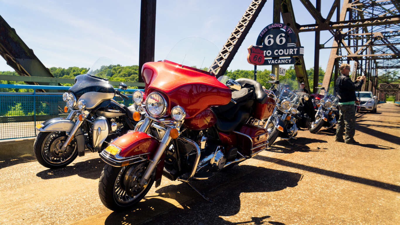La « Mother Road » à moto avec guide francophone
