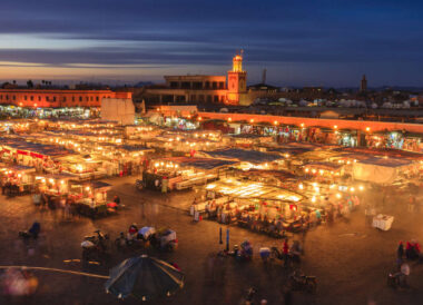 Nouvel an dans la lumière de Marrakech