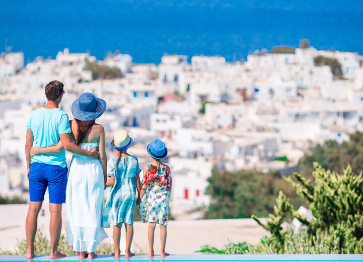Les Cyclades en famille