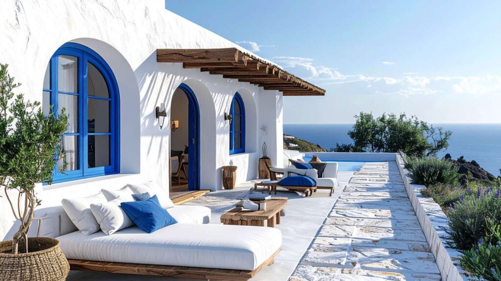 Deux semaines en location de villas dans les îles des Cyclades de Milos et Paros