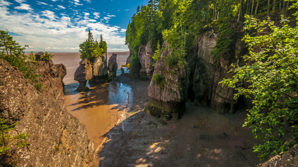 Voyage en train vers le Québec maritime