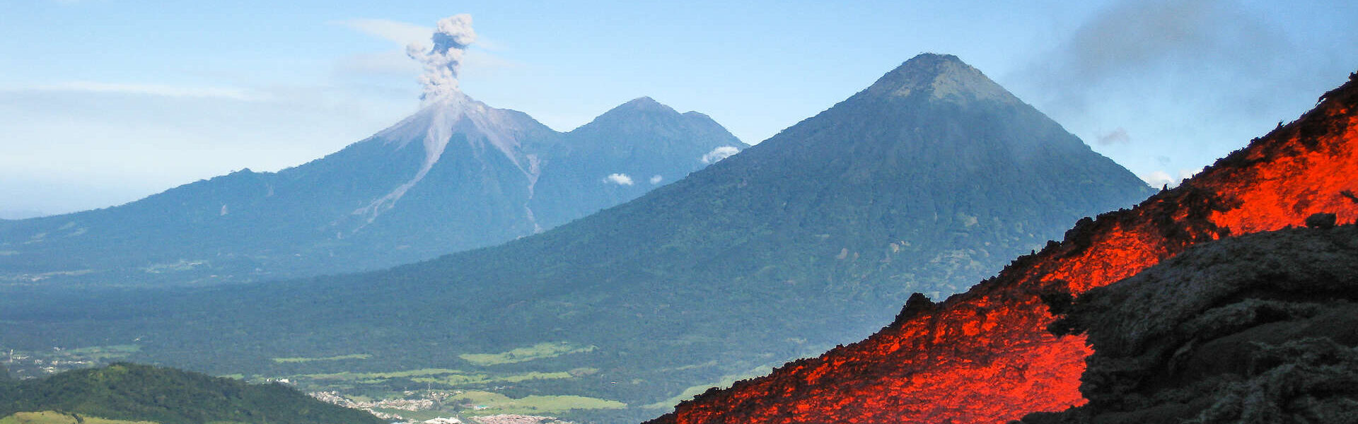 Circuit randonnée sur la route des volcans