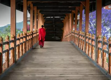 Sur les chemins des monastères du Bhoutan