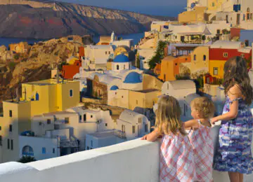 Les Cyclades en famille