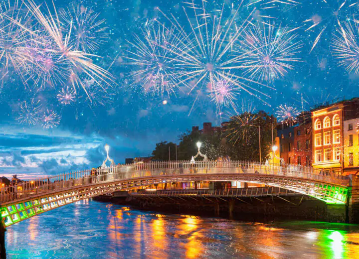 Réveillon du Nouvel An à Dublin