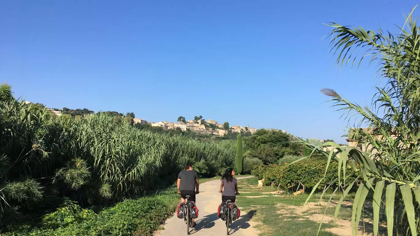 Route du vélo en Provence
