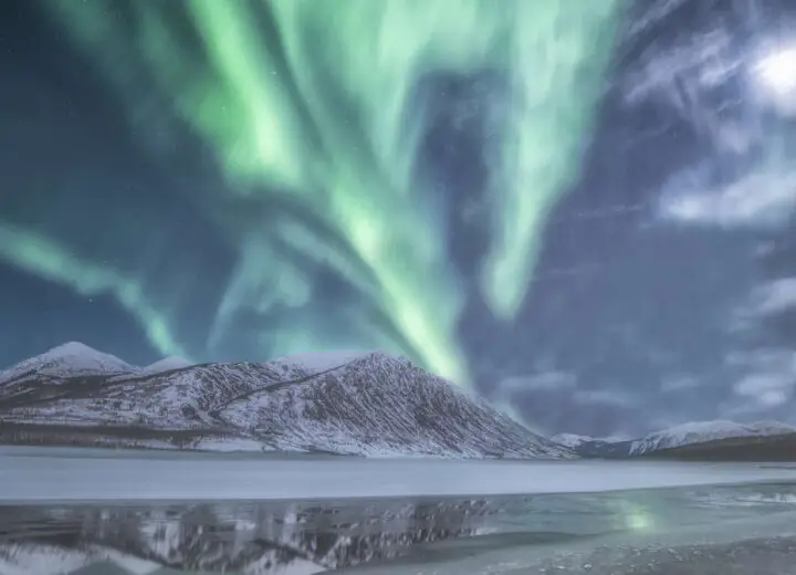 Observation des aurores boréales au Yukon