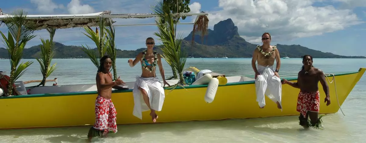 Mariage traditionnel Polynésien et voyage de noces à Bora Bora
