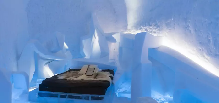 Hôtel de glace en Laponie
