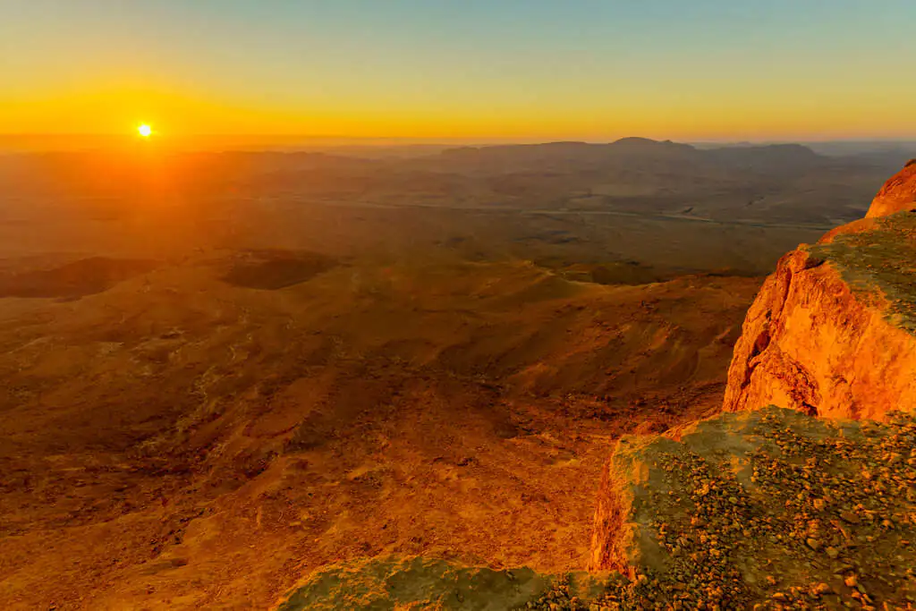 Top 5 des activités à faire dans le Néguev Cratère de Makhtesh, Israël