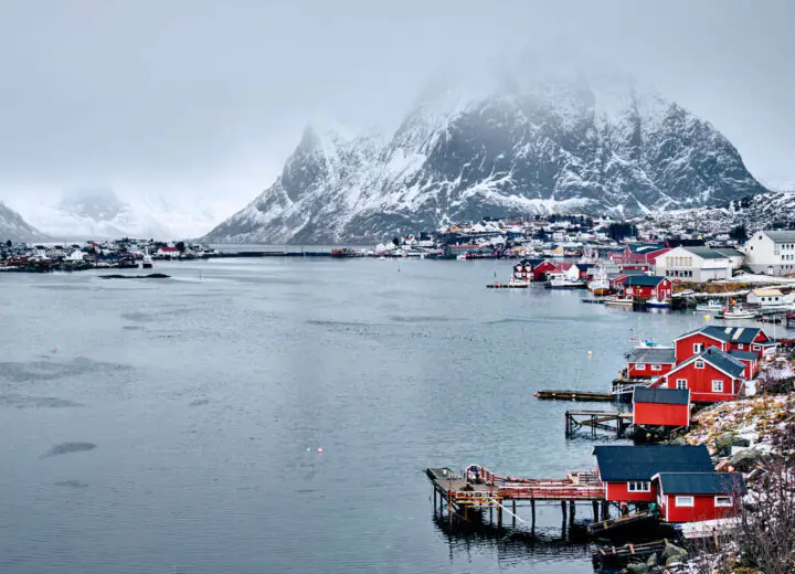 Les îles Lofoten en hiver