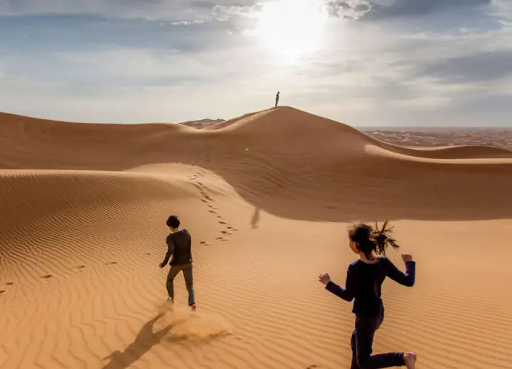 Aventure aux émirats en famille
