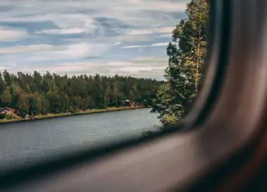Voyage en train du Danemark à la Suède
