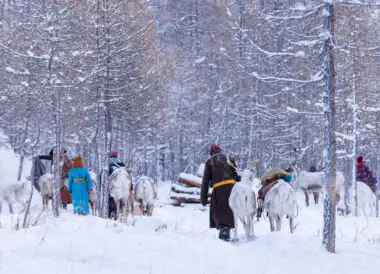 La Mongolie du nord en hiver
